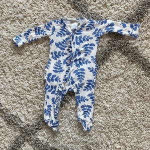 3-6 month Bamboo Footie pajamas by Spearmint Love